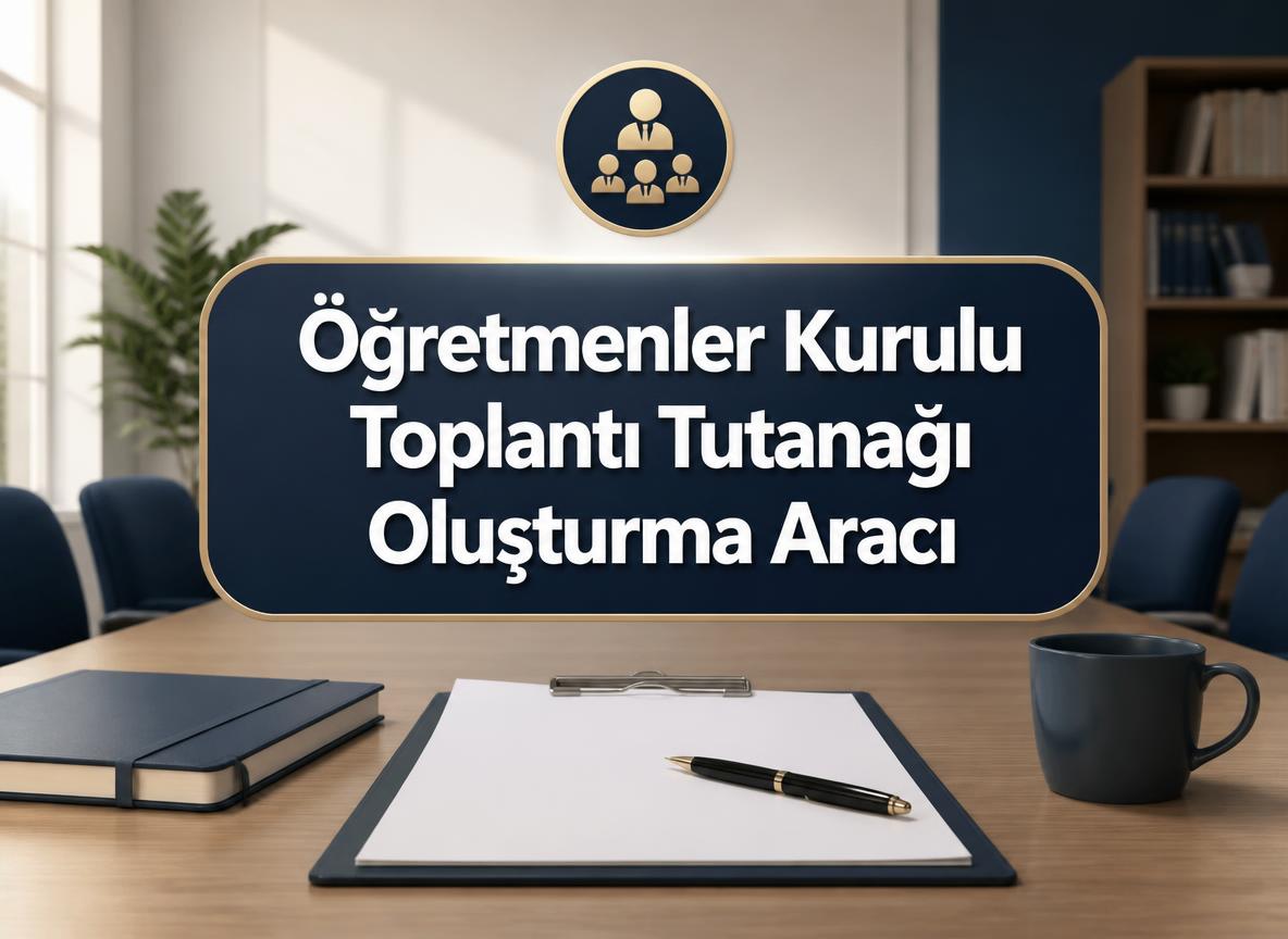 -Ogretmenler Kurulu Toplanti Tutanagi Olusturma Araci