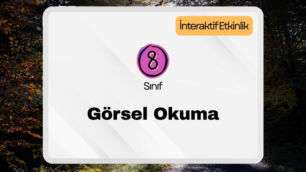 -8. Sinif Gorsel Okuma Pekistirme Etkinligi