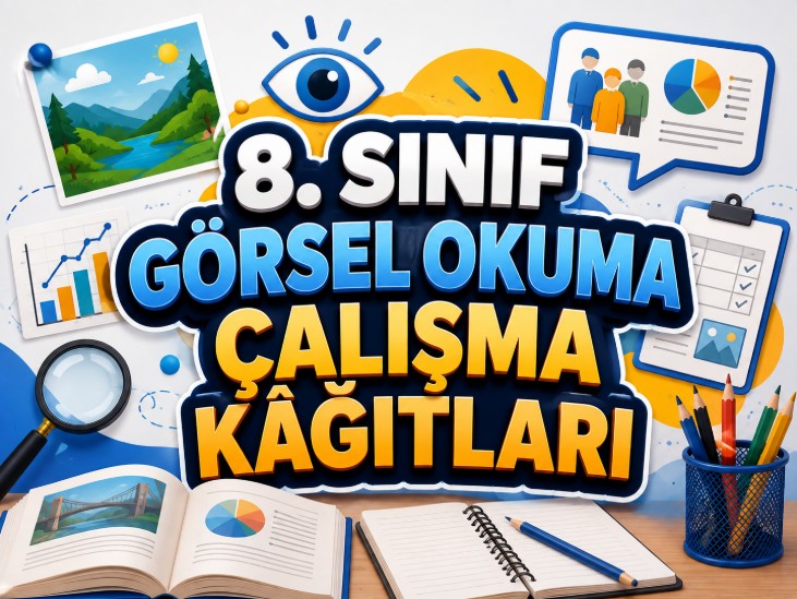 -gorsel okuma calisma kagitlari